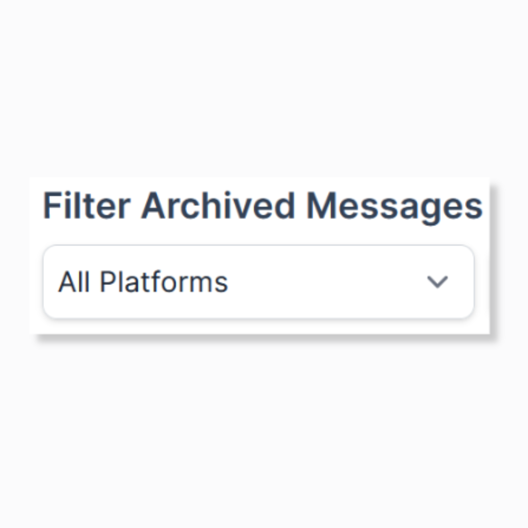 Filter archived messages kept securely in tamper proof storage(1)
