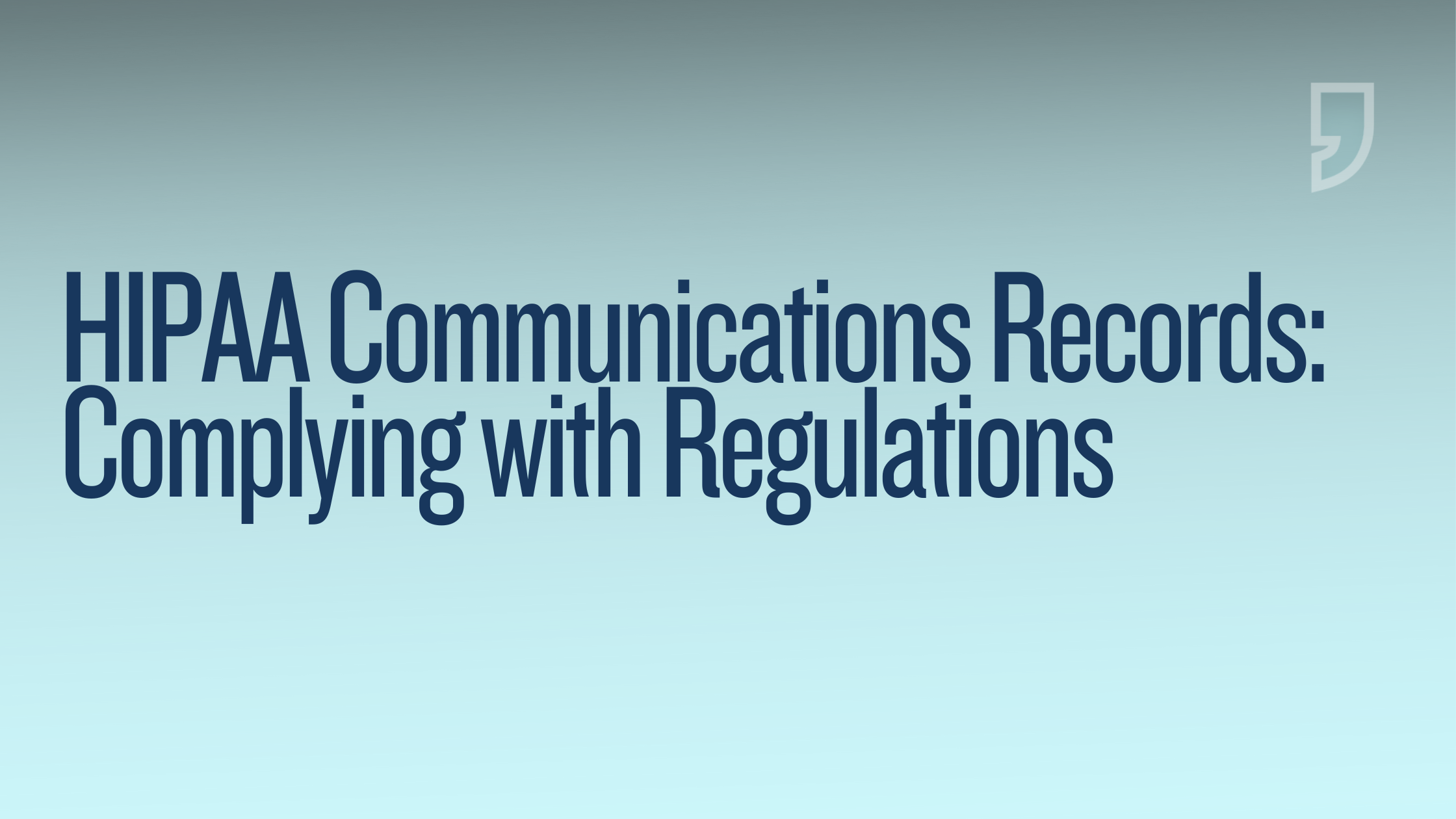 SEC vs HIPAA compliance communications records